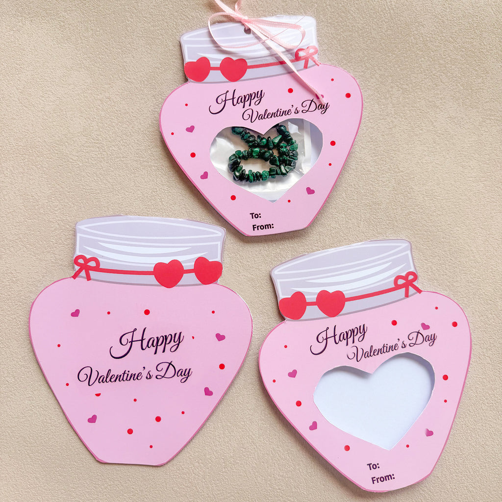 Heart Mason Jar Gift Bag Valentine  for Kids  Printable