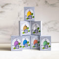 Wedding party return thank you coral fleece Square  kitchen towels hydrangea gift box set