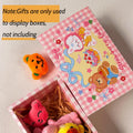 Personalized Pastel Plaid Drawer Gift Boxes – Bear, Bunny, Puppy Illustrations, Party Favors