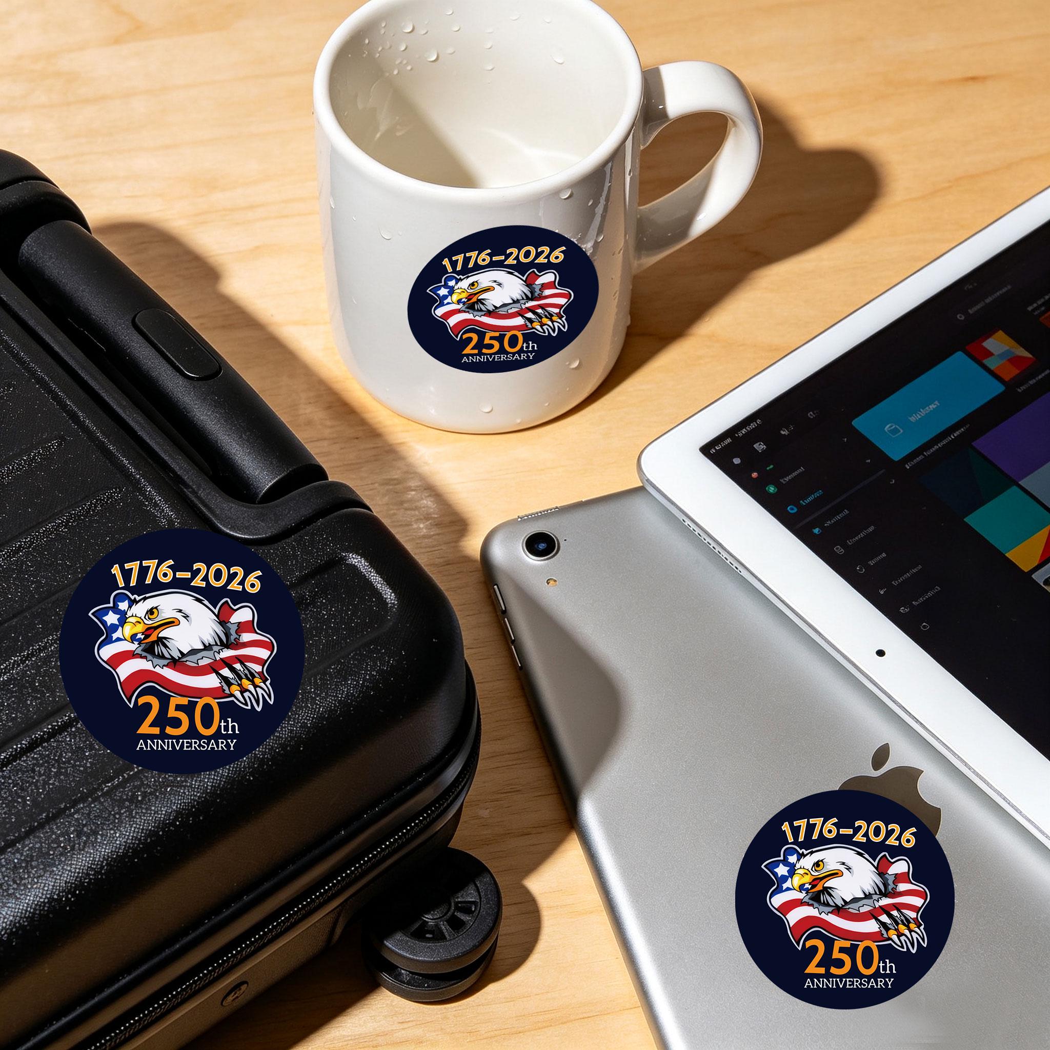independence day sticker png pattern digital download, 250th anniversary no physical item sent out