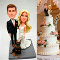 Custom wedding bobblehead , Personalized Handmade Figurine, Appreciation Gift